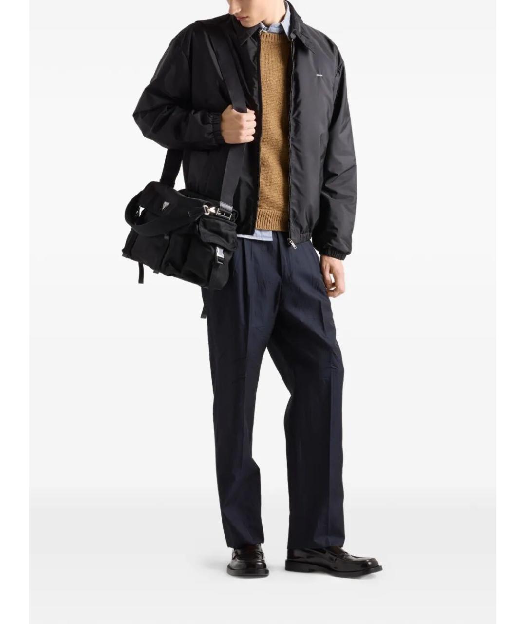 PRADA Синяя хлопковая кэжуал рубашка, фото 5