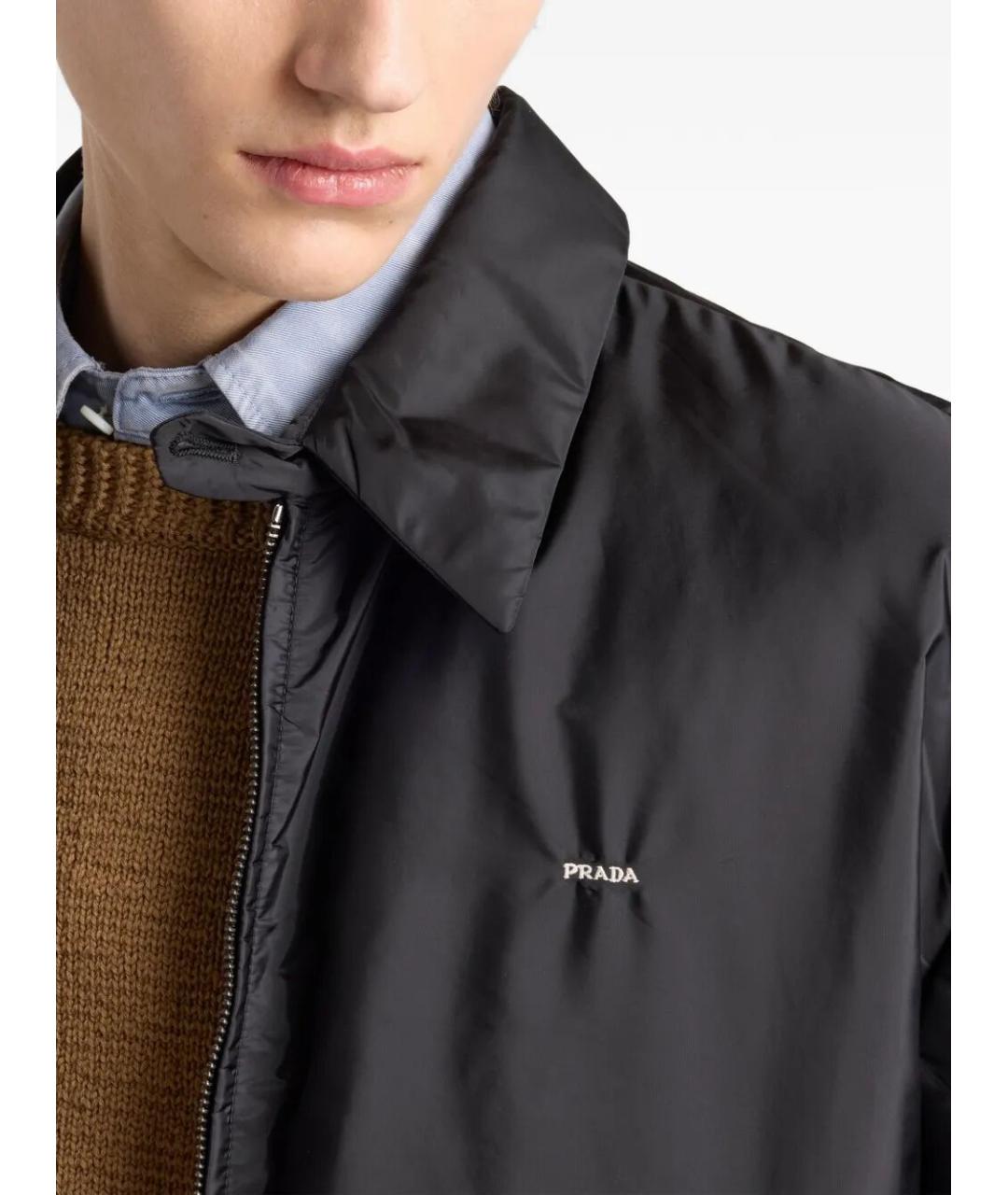 PRADA Синяя хлопковая кэжуал рубашка, фото 3