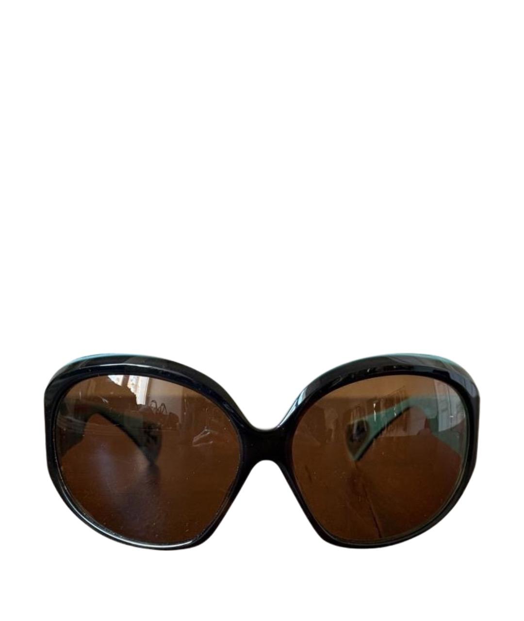 CHROME HEARTS Черные пластиковые солнцезащитные очки, фото 1