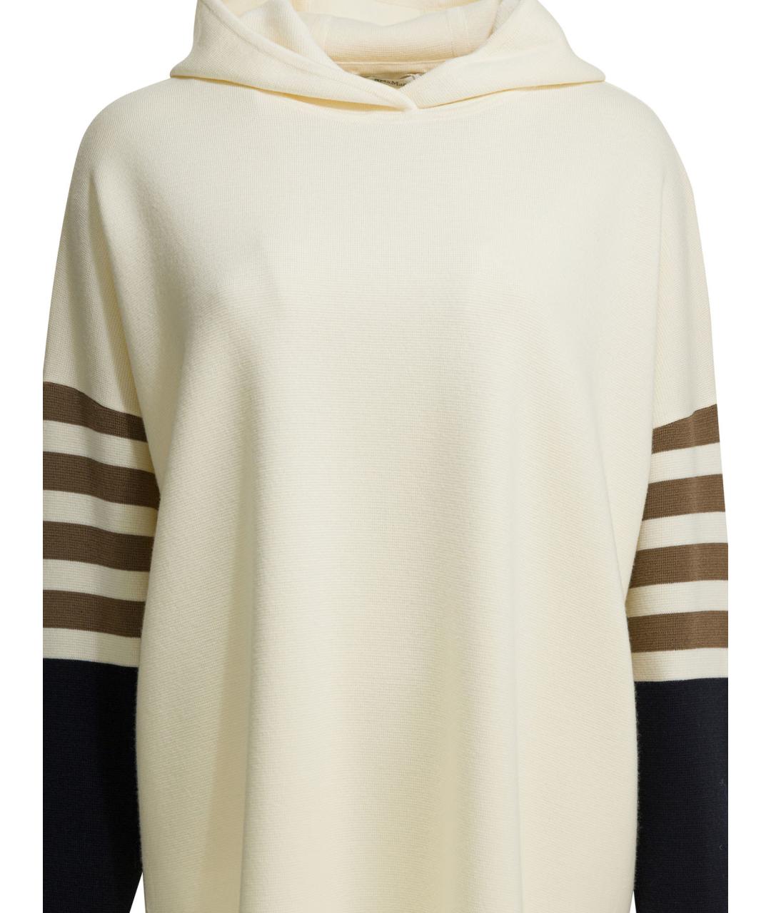 MAX MARA Белый шерстяной джемпер / свитер, фото 3