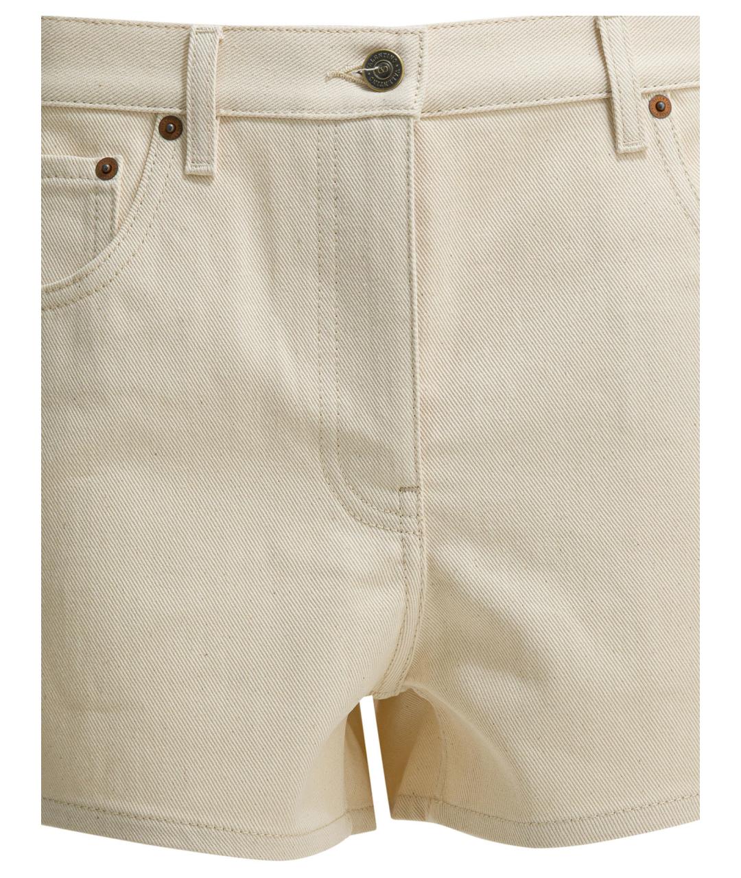 VALENTINO Белые хлопковые шорты, фото 3