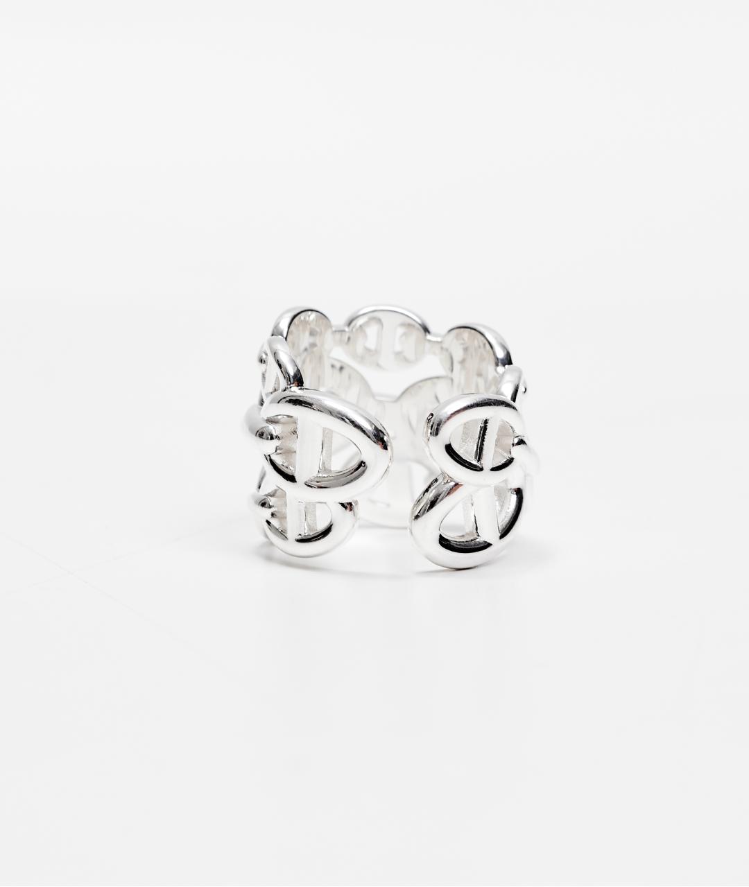 HERMES Серебряное серебряное кольцо, фото 3