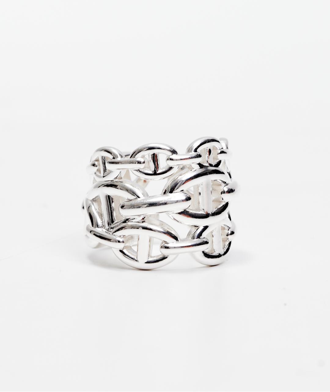 HERMES Серебряное серебряное кольцо, фото 7