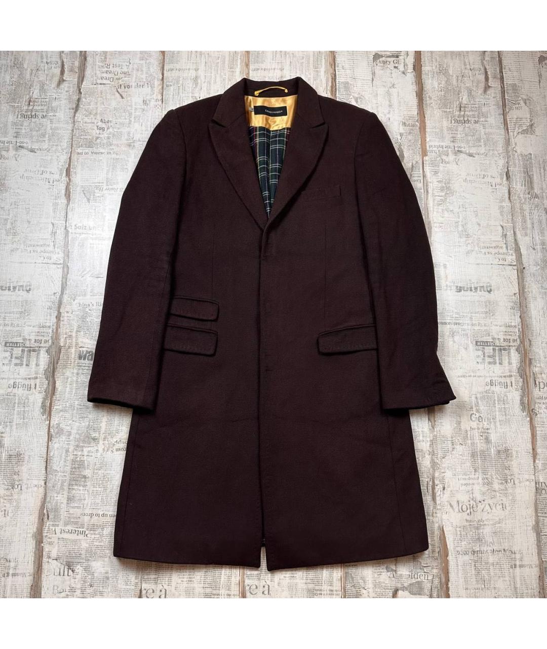 DSQUARED2 Коричневое пальто, фото 5