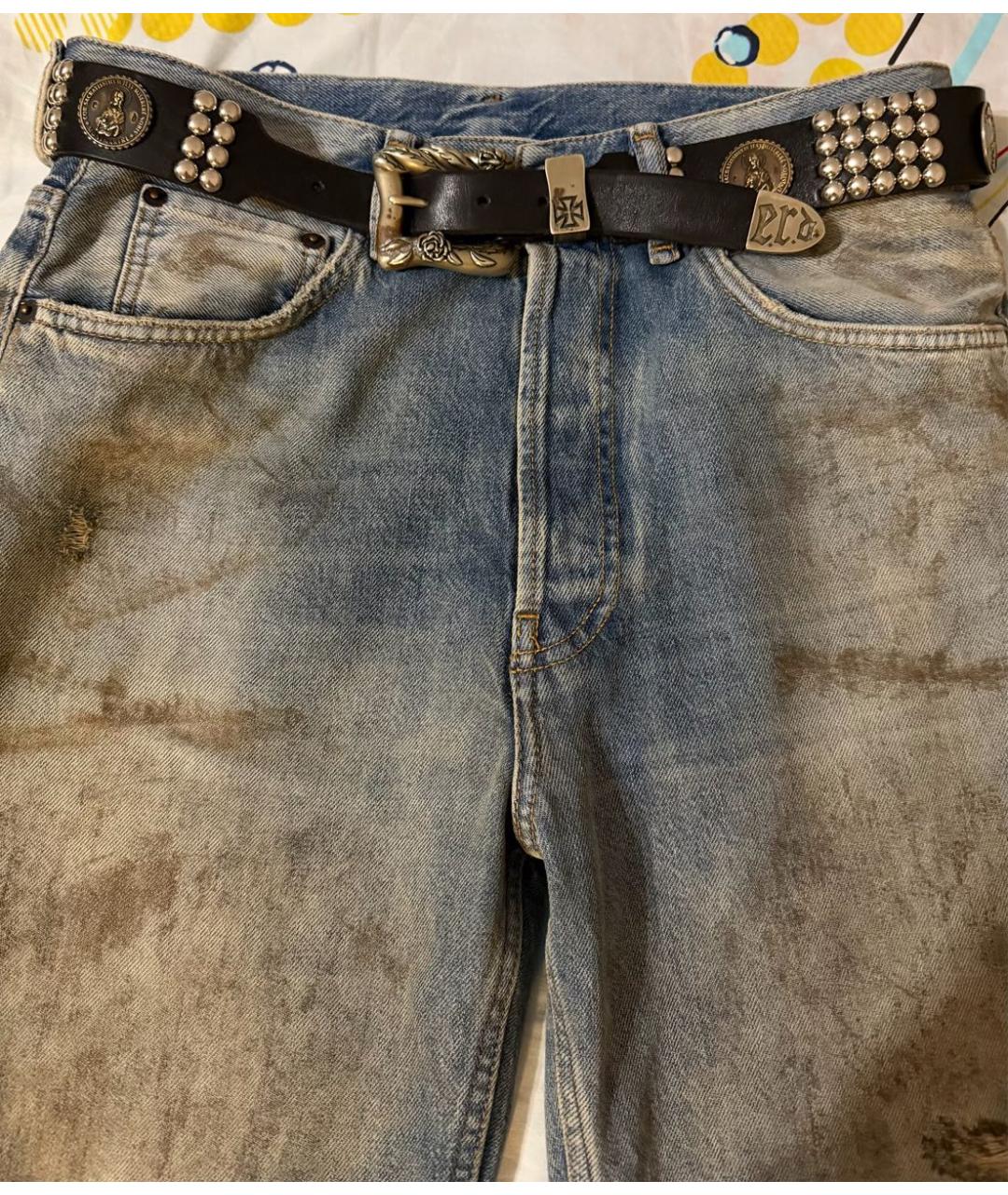 Enfants Riches Déprimés Черный кожаный ремень, фото 8