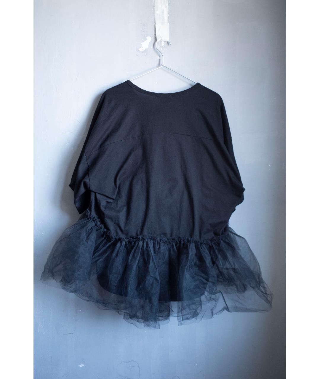 VIVIENNE WESTWOOD Черная хлопковая футболка, фото 2