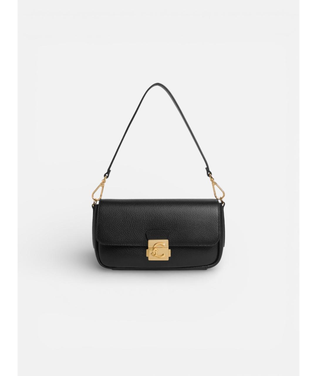 COCCINELLE Черная кожаная сумка через плечо, фото 5