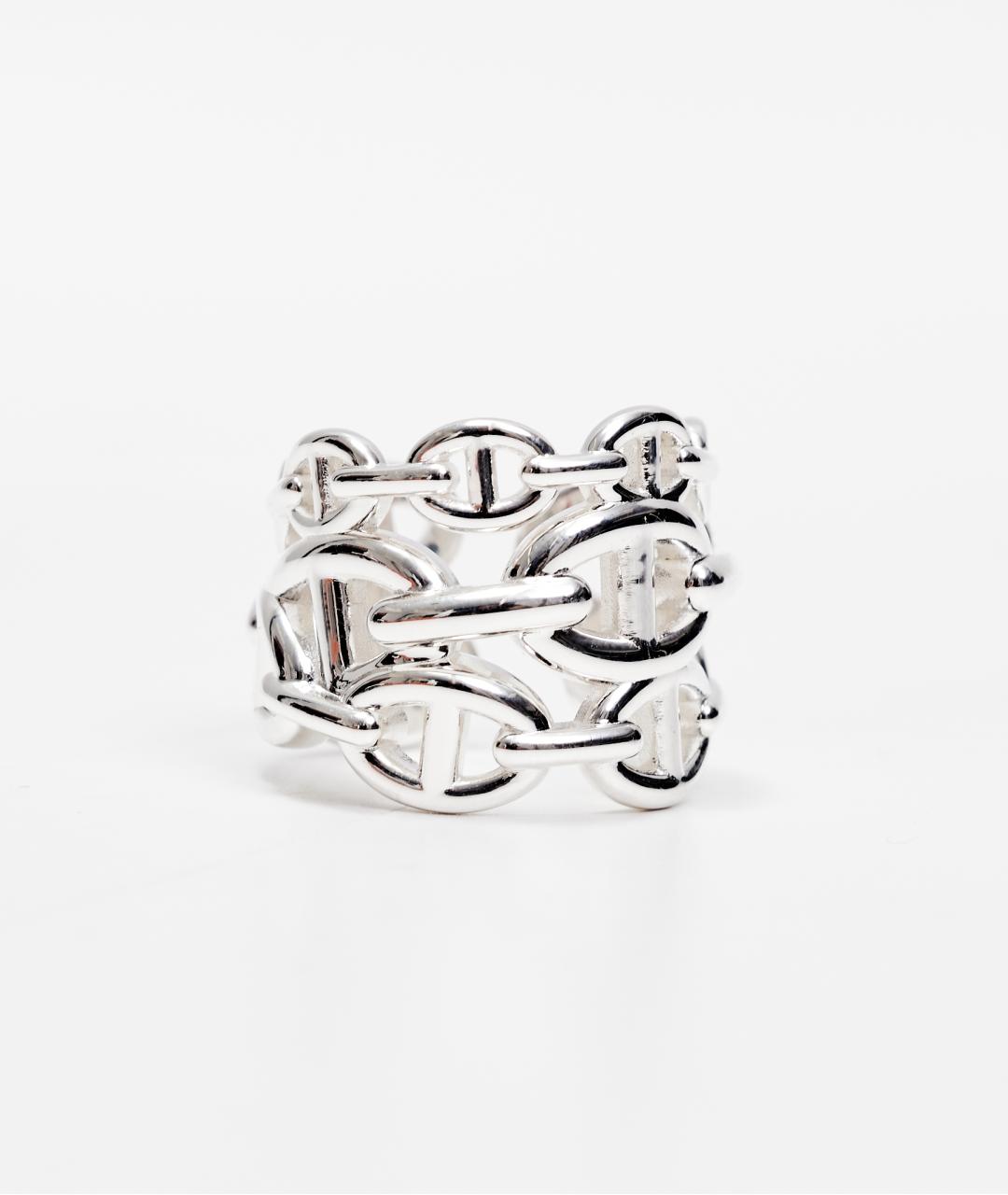 HERMES Серебряное серебряное кольцо, фото 6