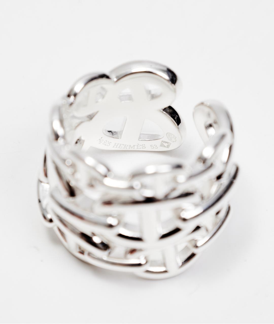 HERMES Серебряное серебряное кольцо, фото 4