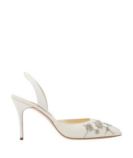 MANOLO BLAHNIK Свадебные туфли на высоком каблуке