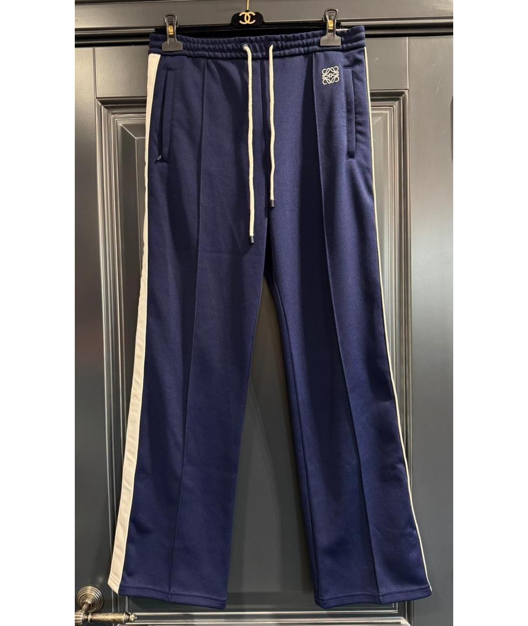 LOEWE Синие вискозные спортивные брюки и шорты, фото 6