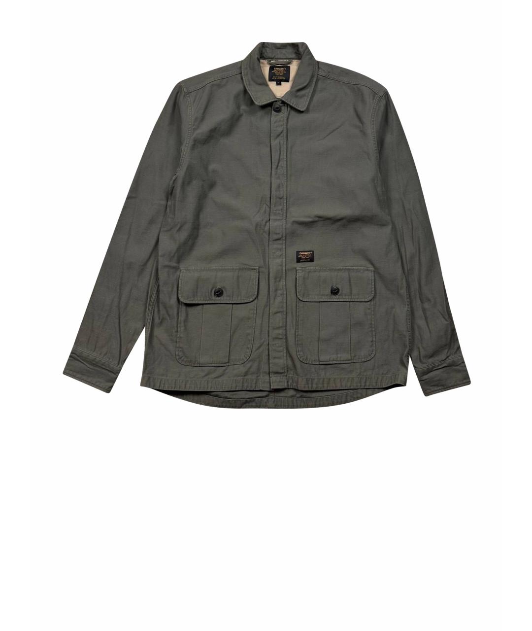 CARHARTT WIP Хаки хлопковая куртка, фото 1