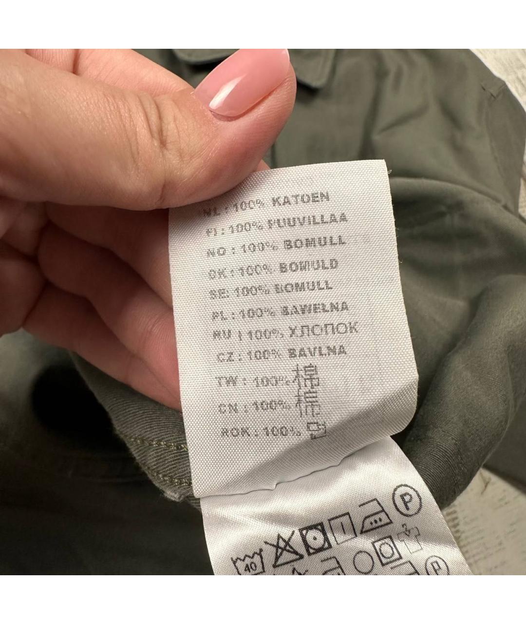 CARHARTT WIP Хаки хлопковая куртка, фото 6