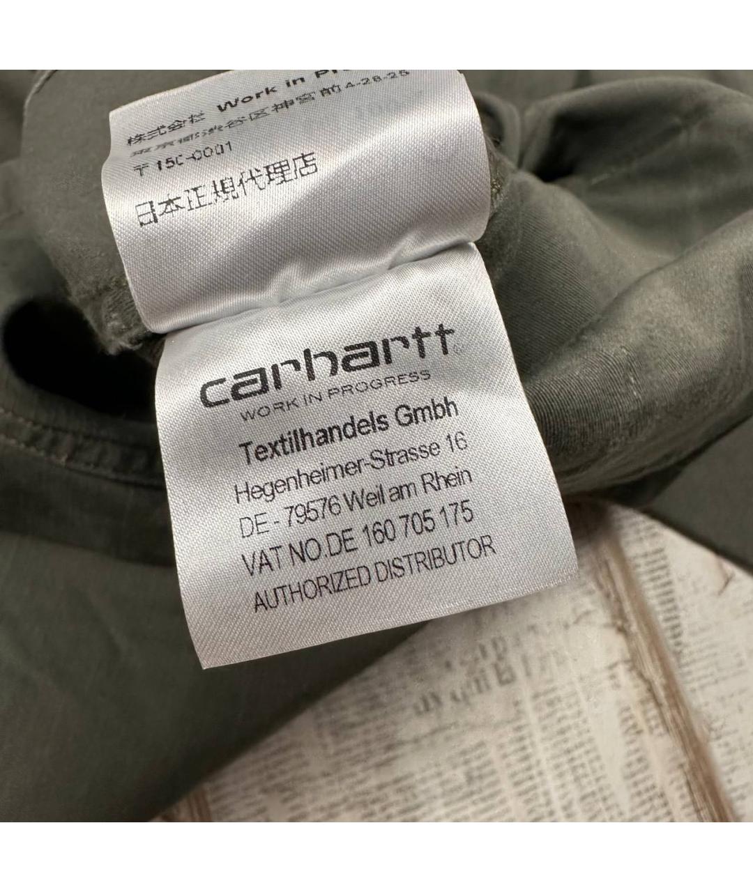 CARHARTT WIP Хаки хлопковая куртка, фото 7