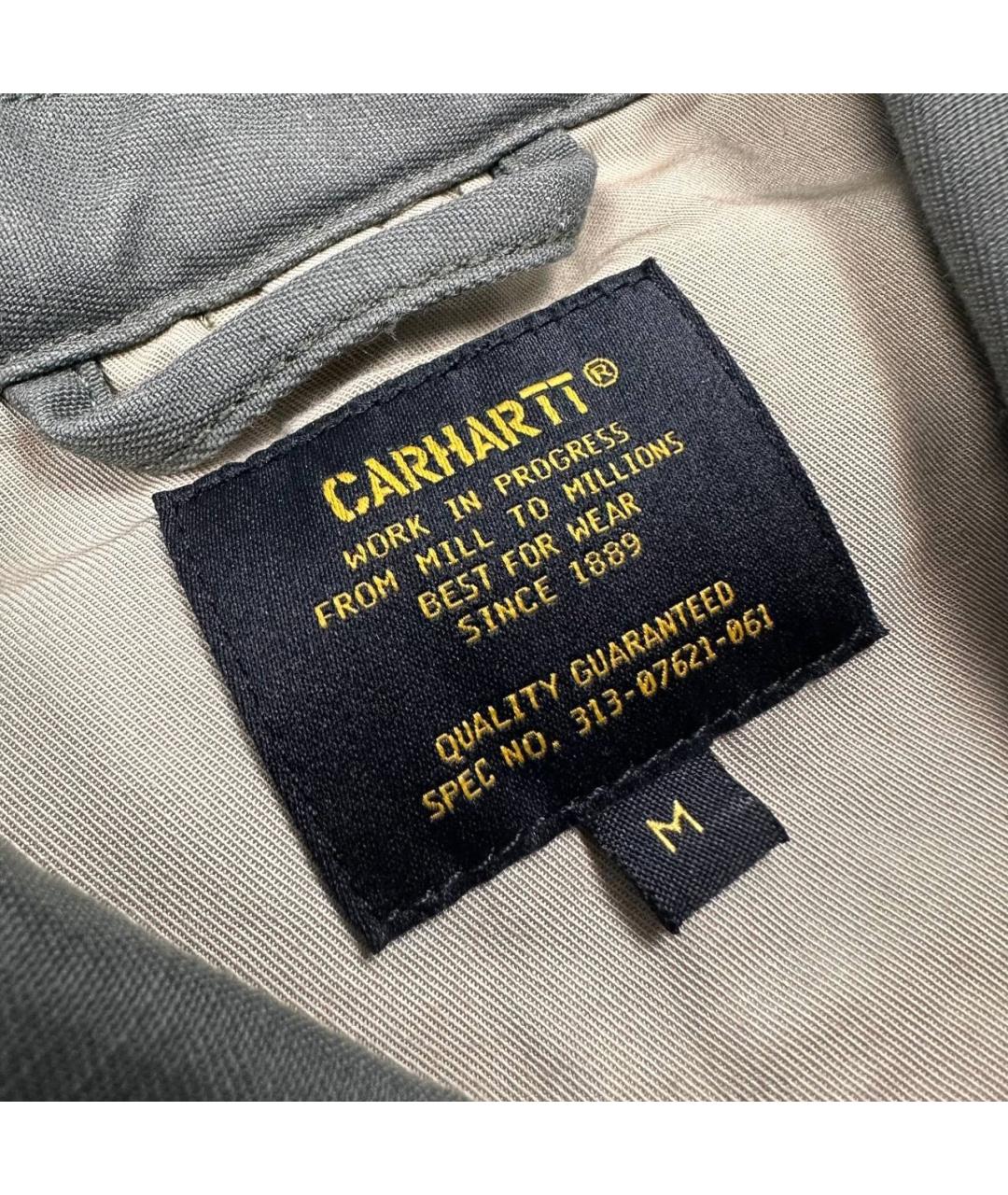 CARHARTT WIP Хаки хлопковая куртка, фото 3