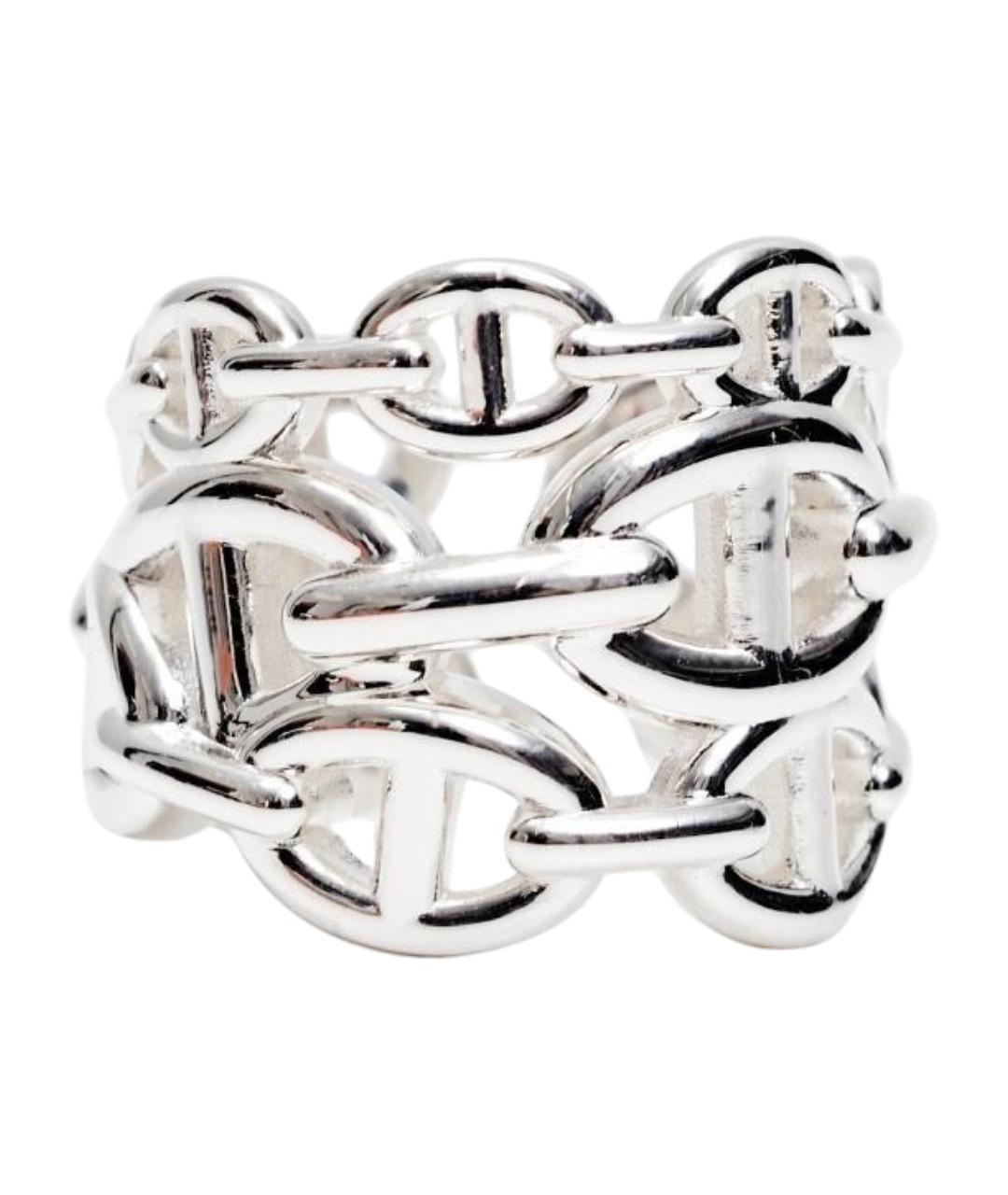 HERMES Серебряное серебряное кольцо, фото 1