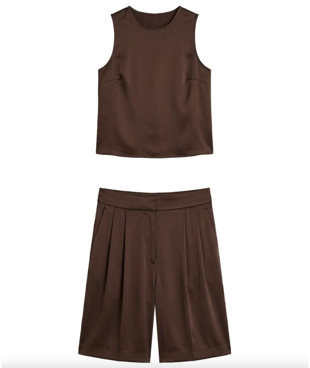 CARVEN Хаки шерстяной костюм с брюками, фото 5