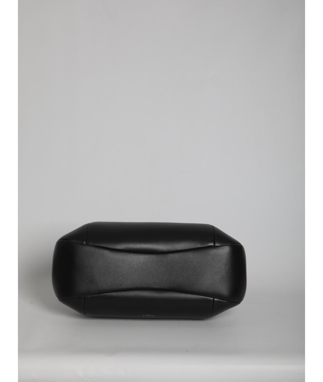 ALAIA Черная кожаная сумка тоут, фото 3