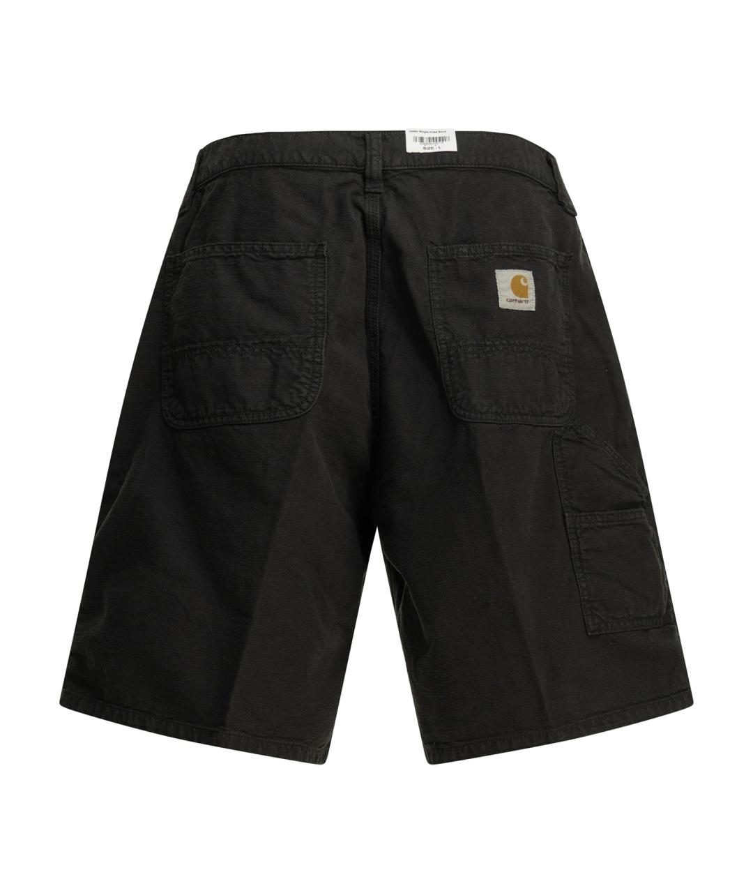 CARHARTT WIP Черные хлопковые шорты, фото 2