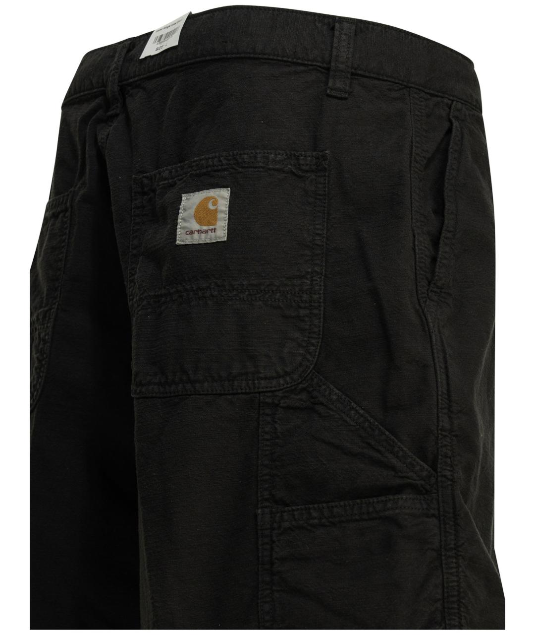 CARHARTT WIP Черные хлопковые шорты, фото 4
