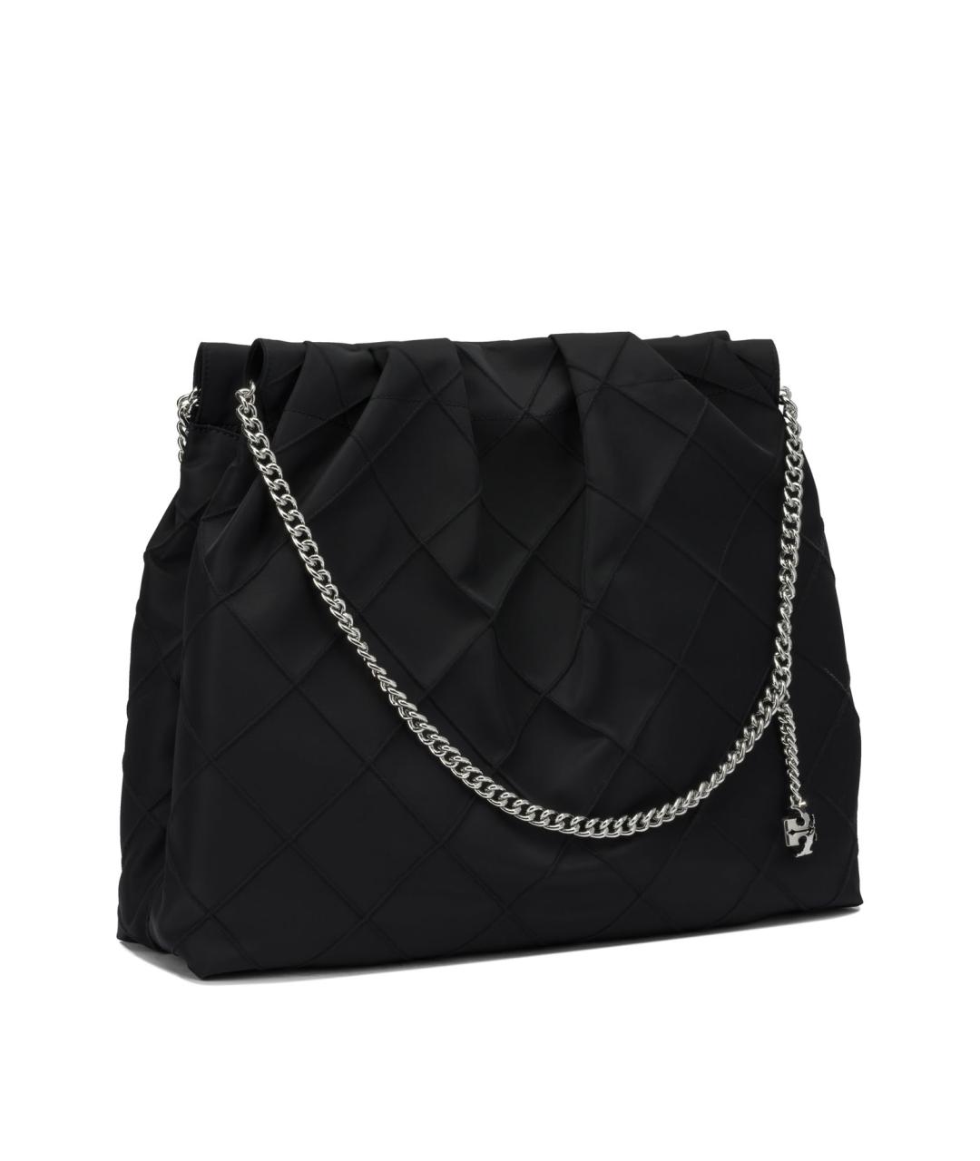TORY BURCH Черная синтетическая сумка через плечо, фото 2