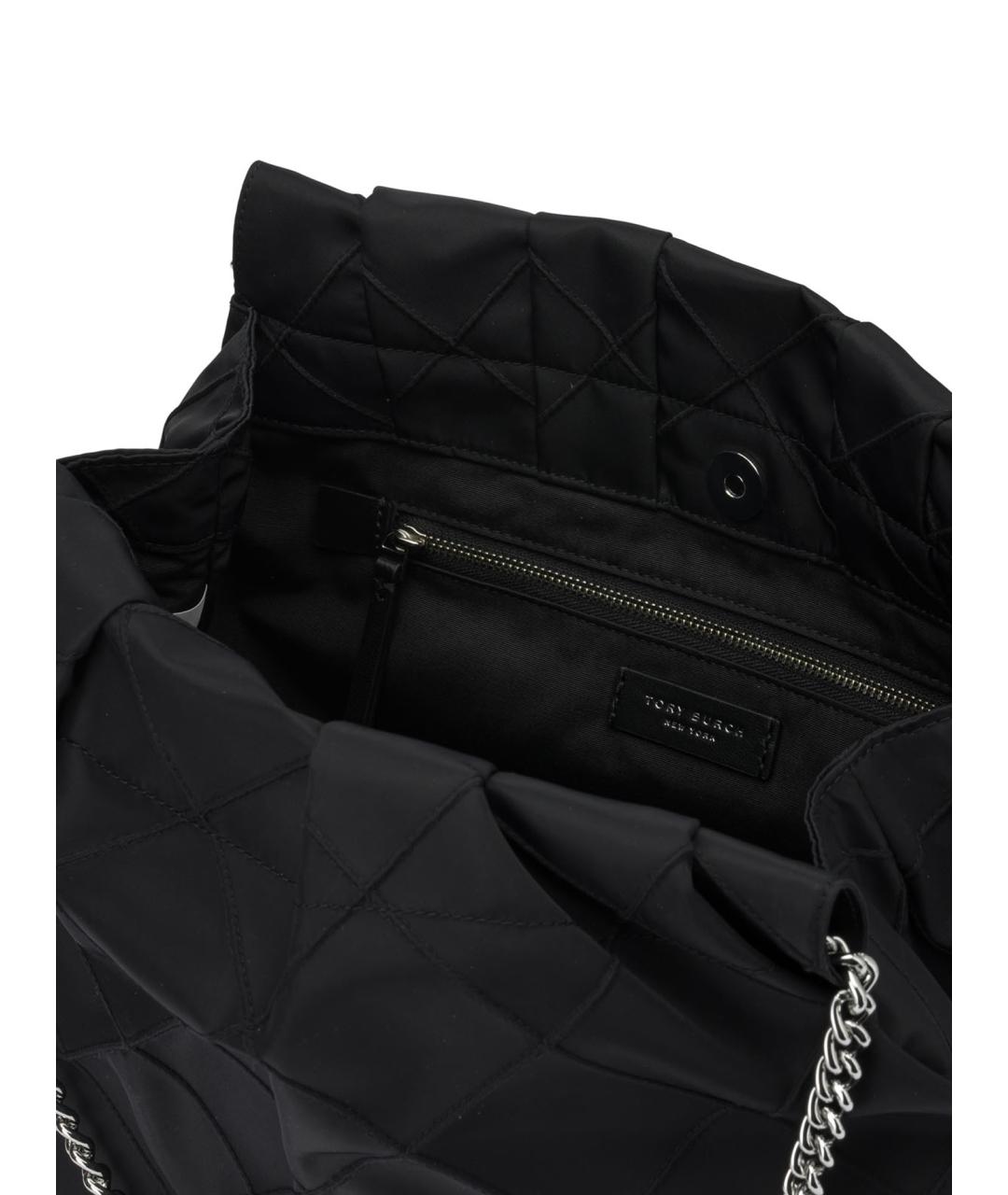 TORY BURCH Черная синтетическая сумка через плечо, фото 5