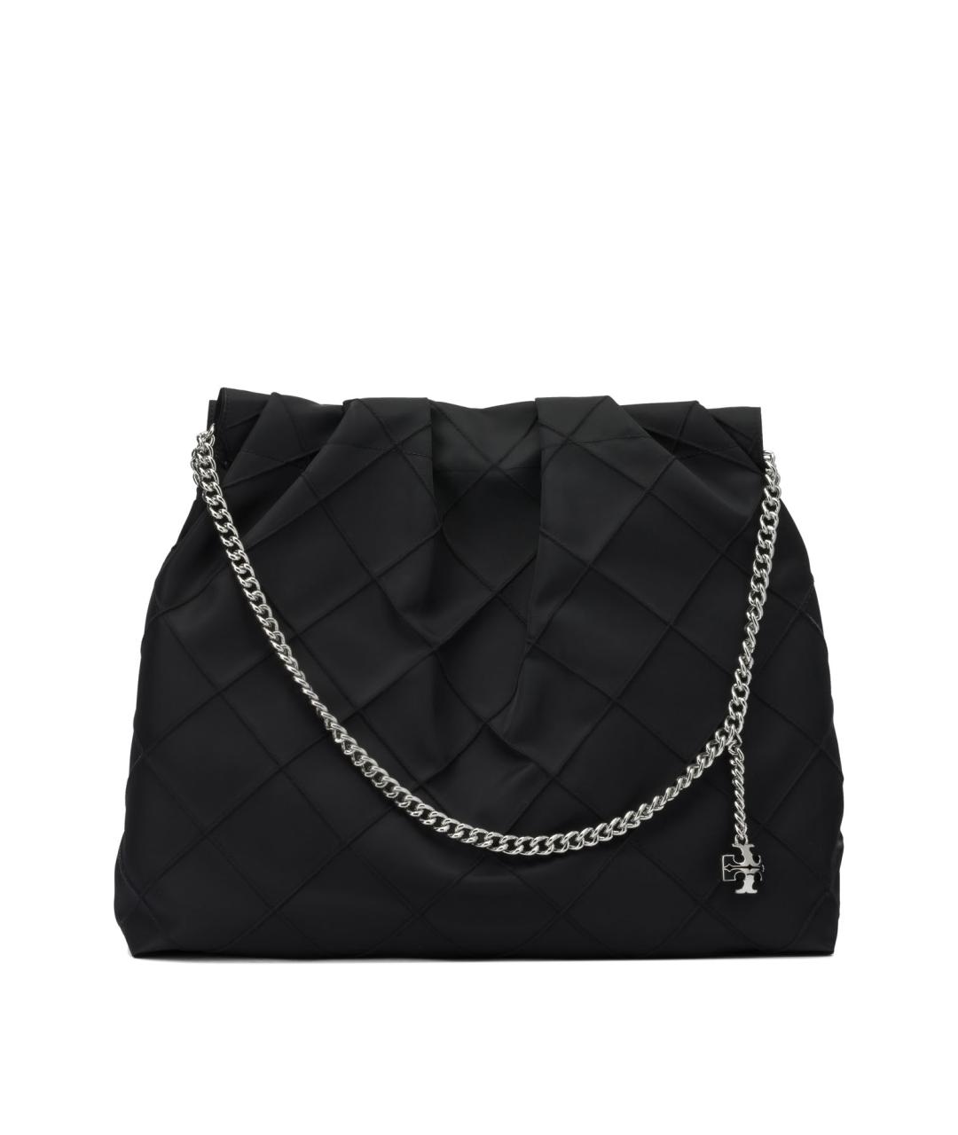 TORY BURCH Черная синтетическая сумка через плечо, фото 1