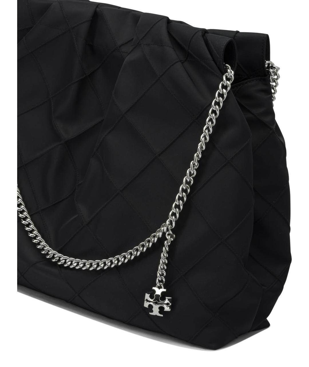 TORY BURCH Черная синтетическая сумка через плечо, фото 4