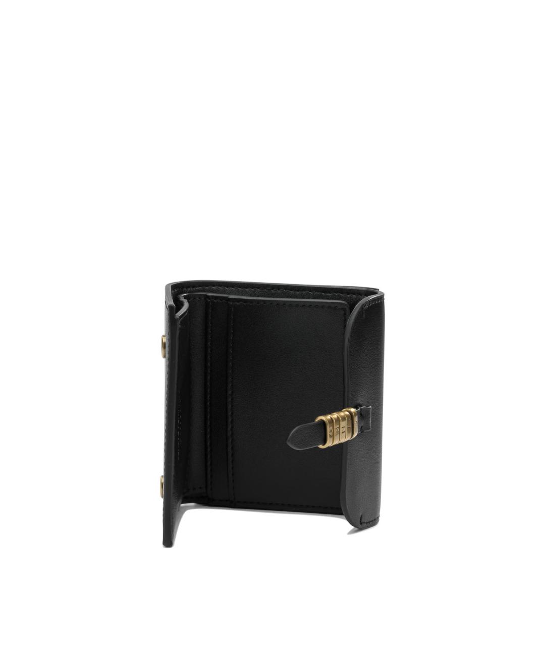 PINKO Черный кожаный кошелек, фото 5