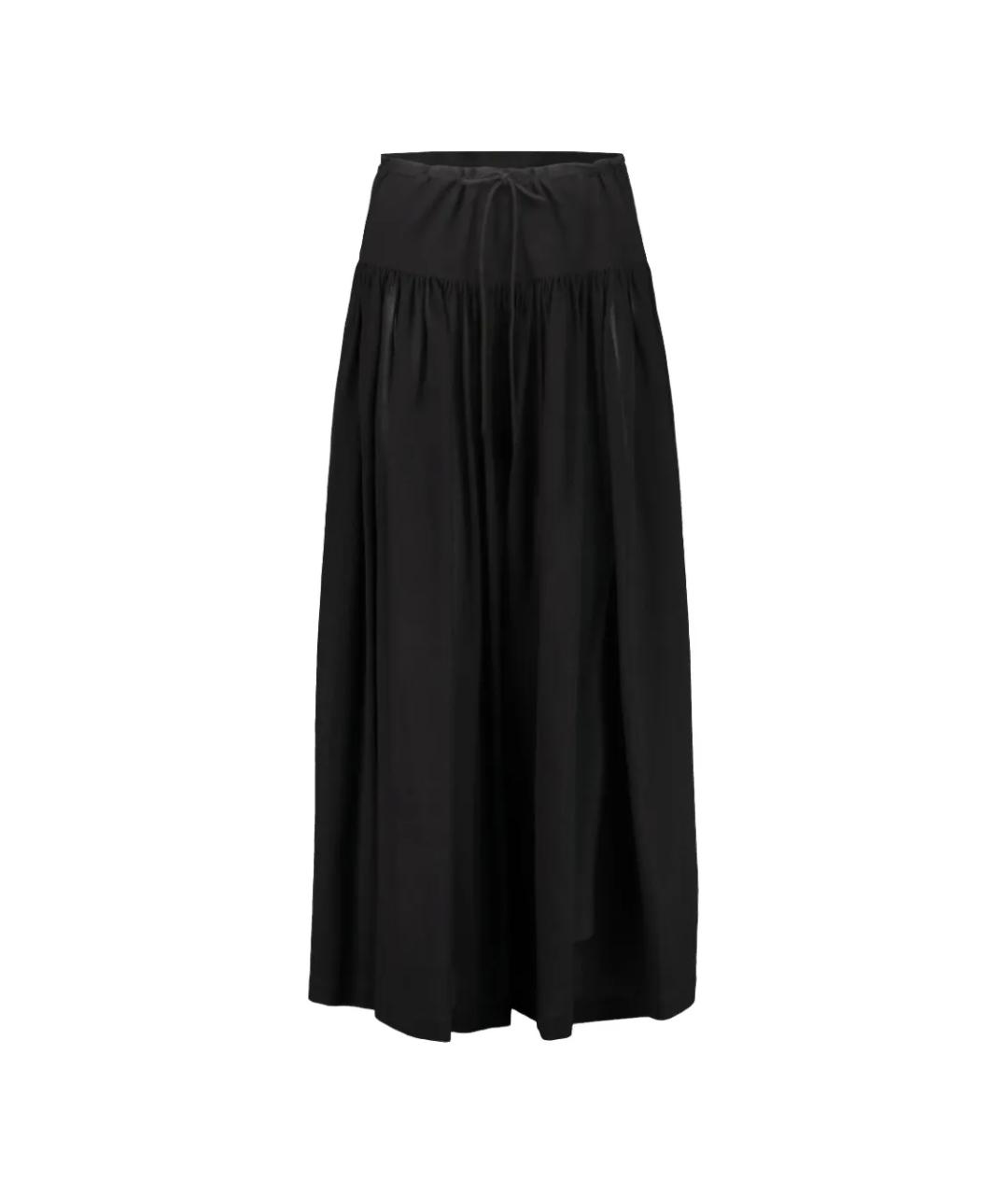 THE ROW Черные хлопковые брюки широкие, фото 1