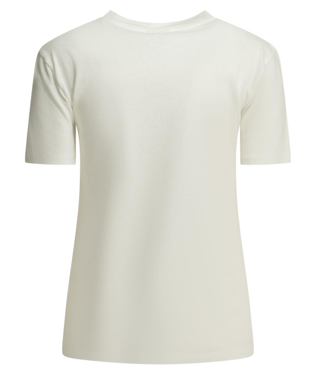 CHLOE Белая хлопковая футболка, фото 2