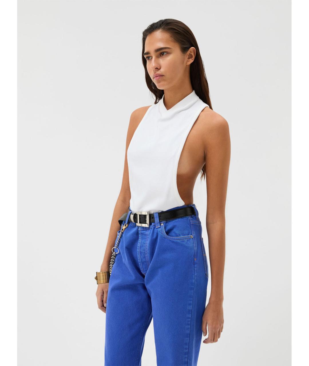 VERSACE Белая хлопковая майка, фото 2