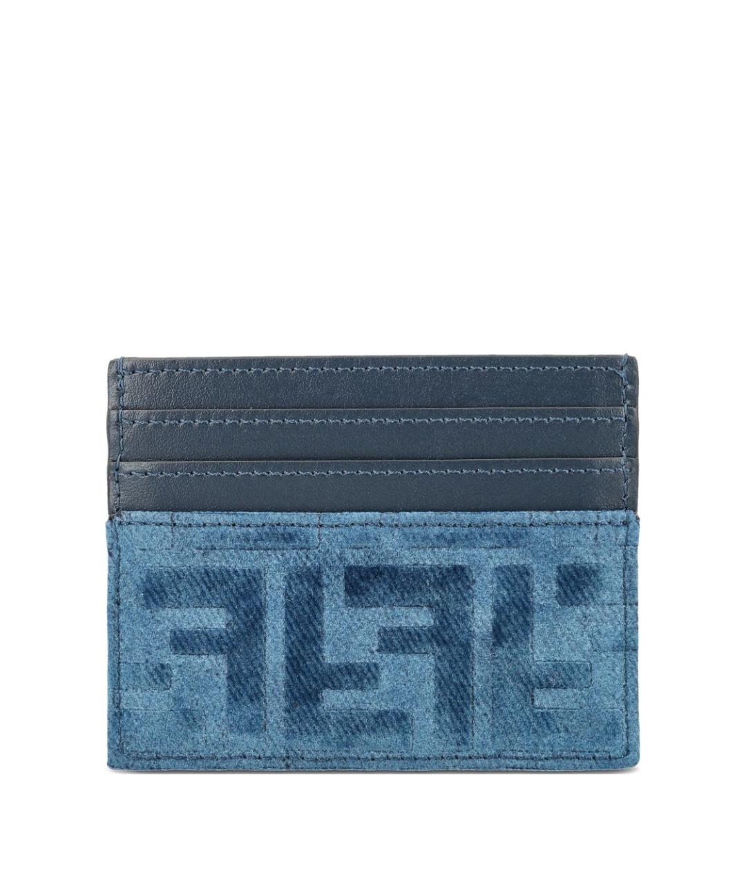 FENDI Синий кардхолдер, фото 3
