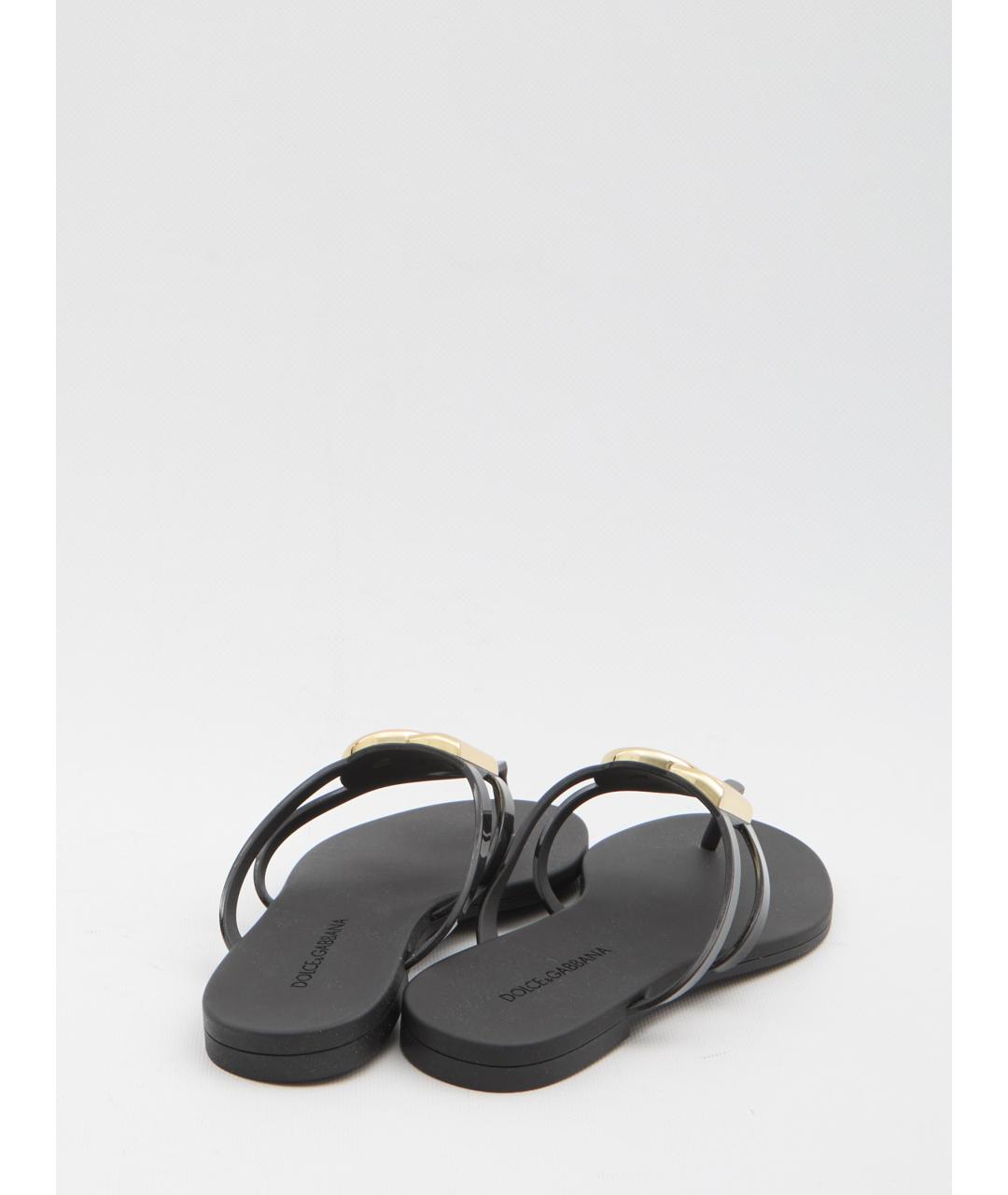 DOLCE&GABBANA Черные сандалии, фото 3