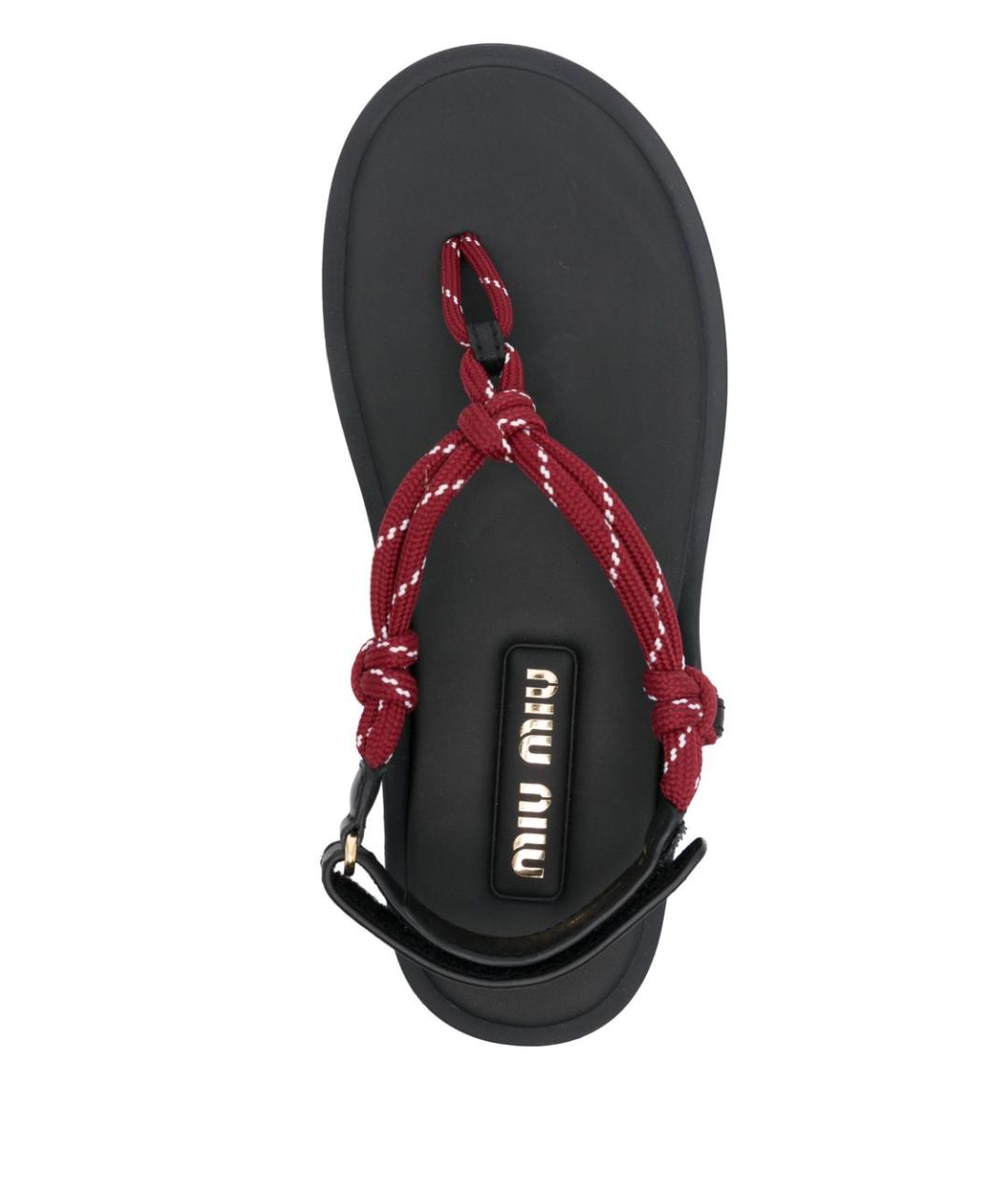 MIU MIU Черные сандалии, фото 2