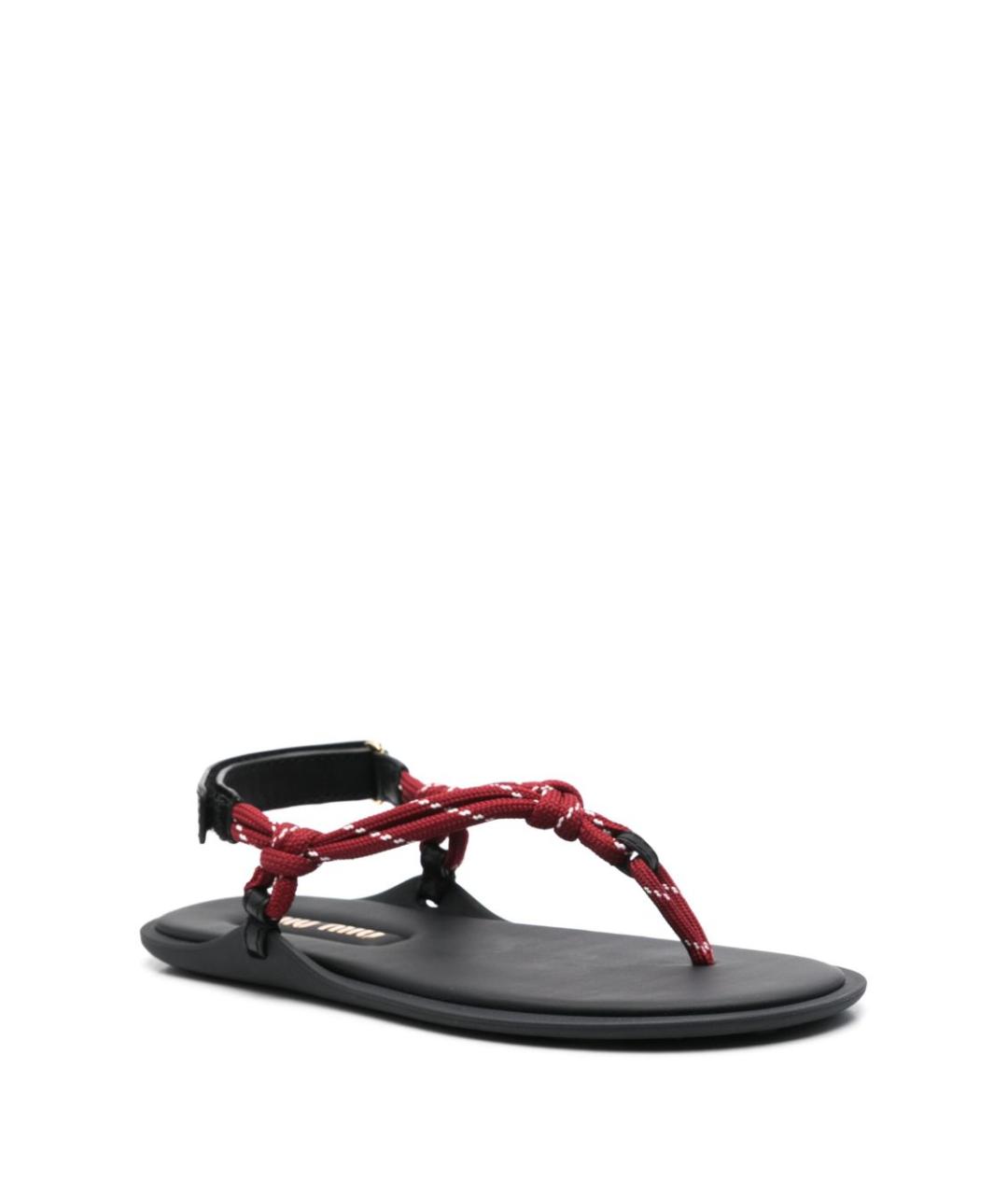 MIU MIU Черные сандалии, фото 3