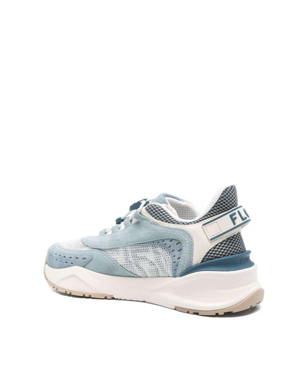 FENDI Синие кроссовки, фото 4