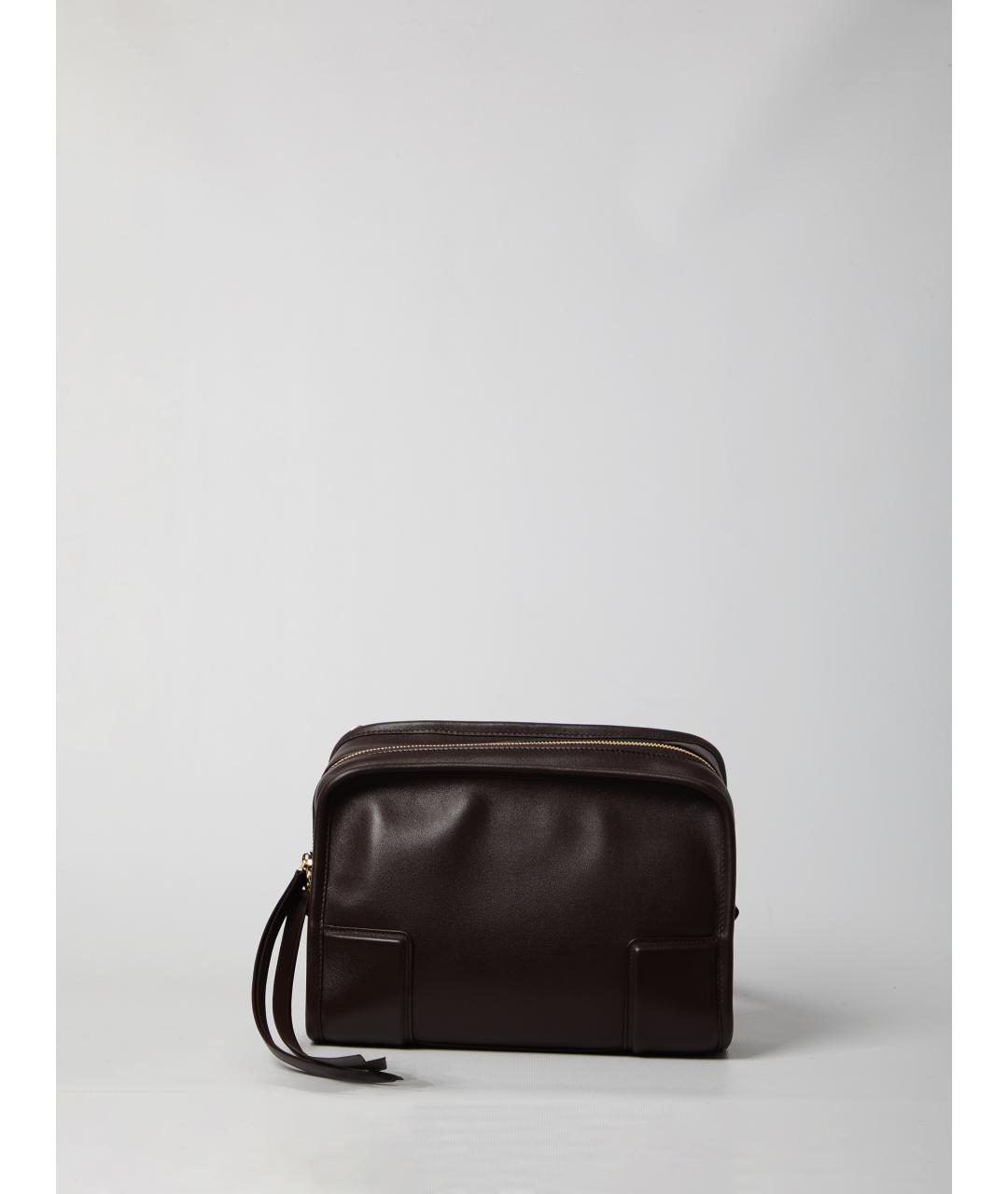 LOEWE Коричневая кожаная сумка тоут, фото 2