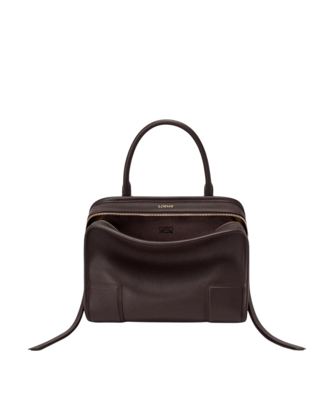 LOEWE Коричневая кожаная сумка тоут, фото 1