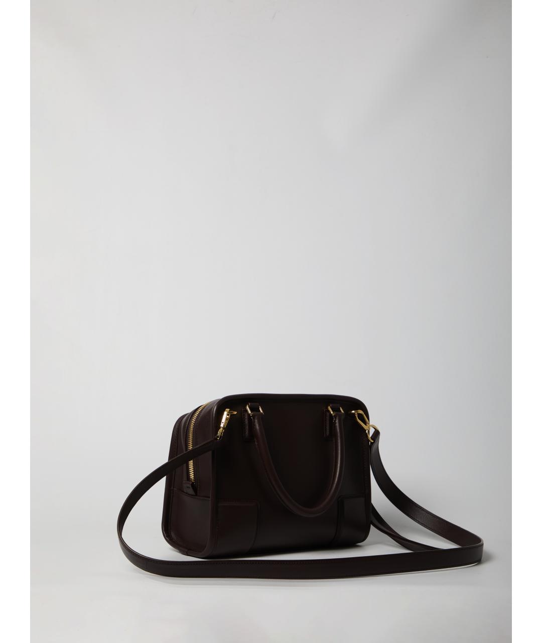 LOEWE Коричневая кожаная сумка тоут, фото 5