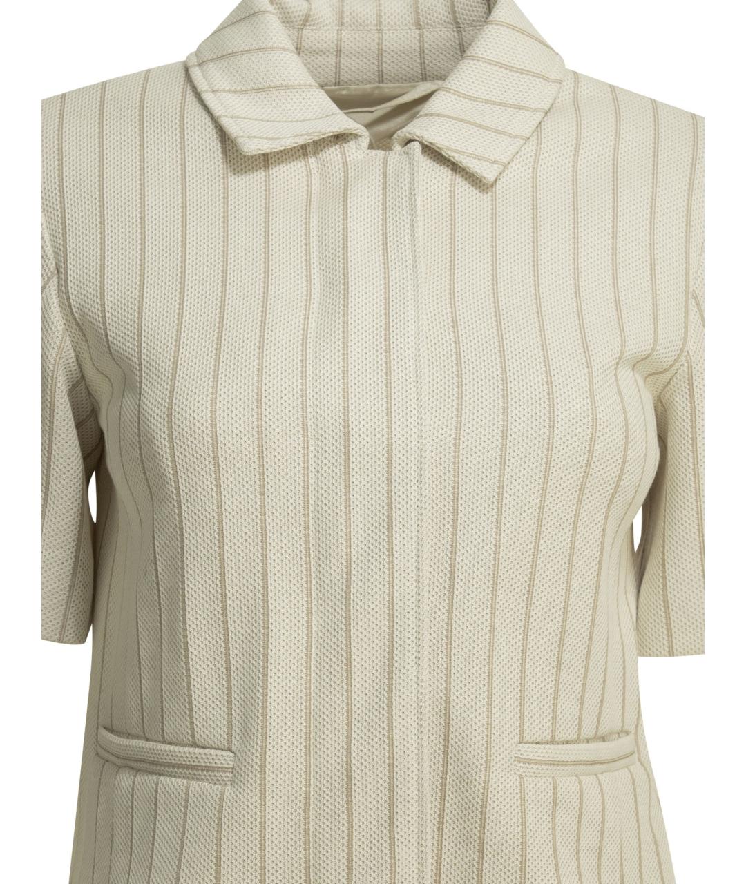 MAX MARA Белая хлопковая рубашка, фото 3