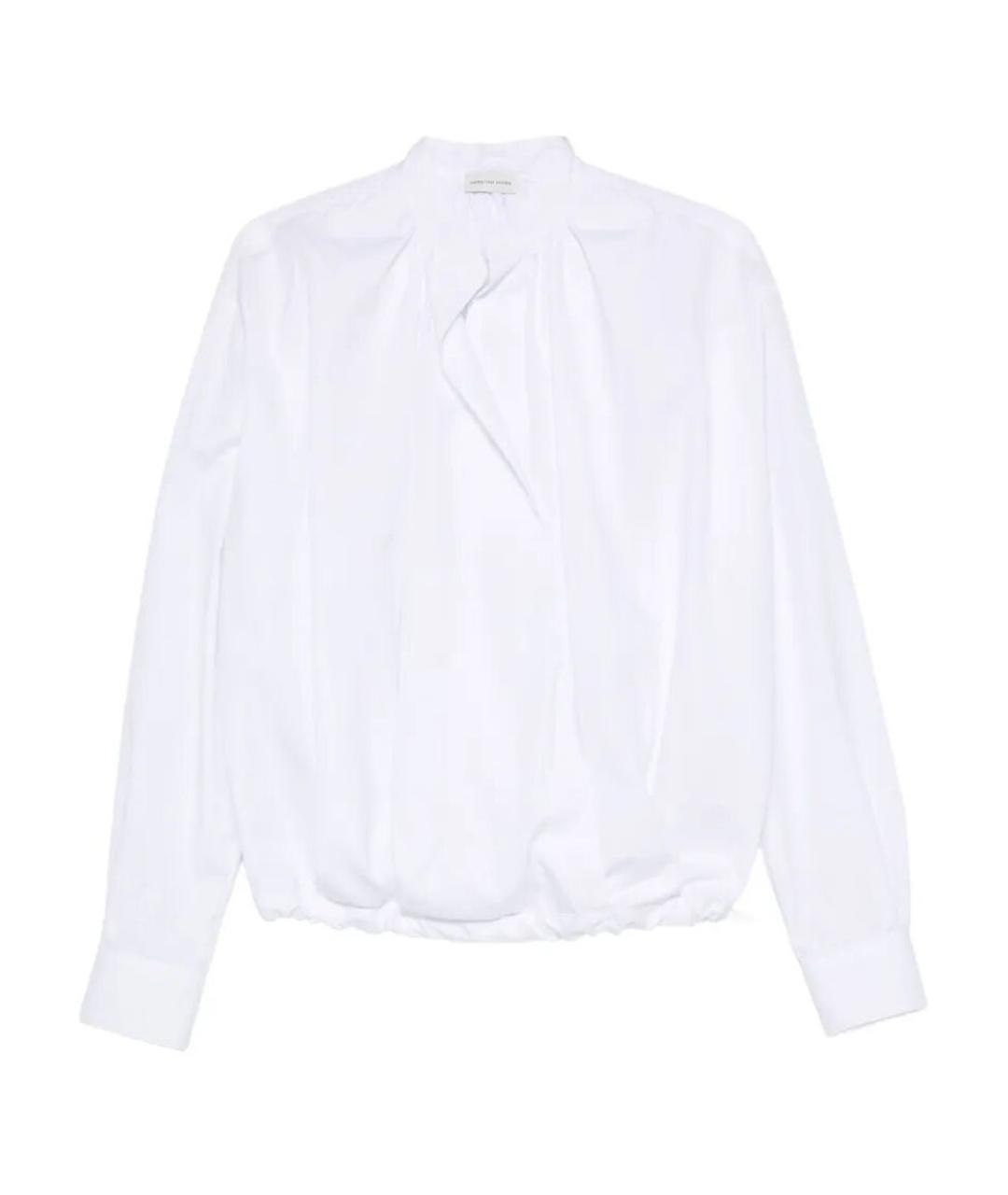 DRIES VAN NOTEN Белая хлопковая рубашка, фото 1