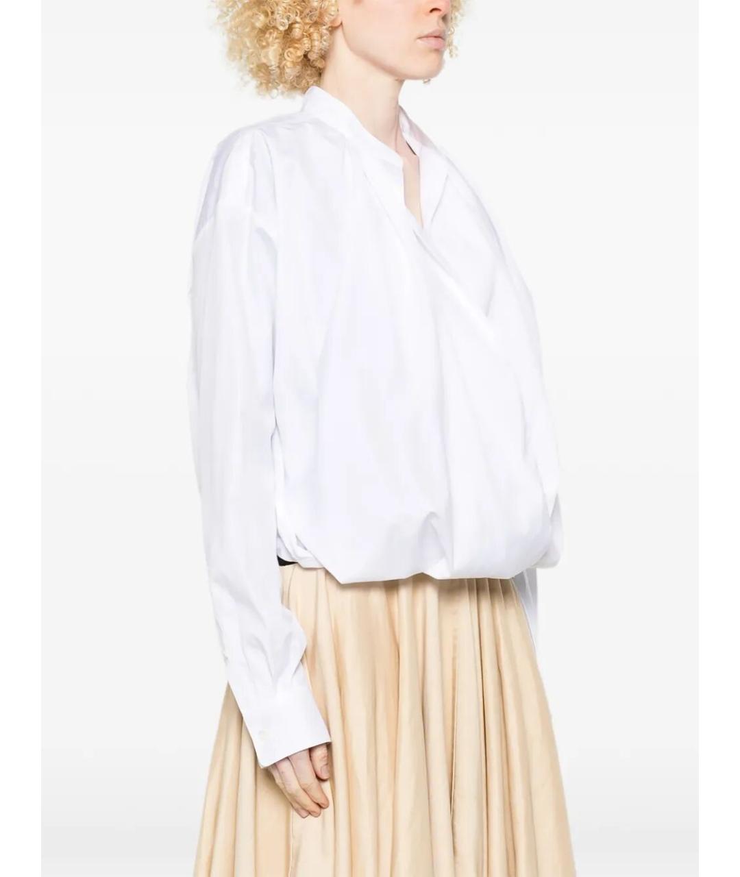 DRIES VAN NOTEN Белая хлопковая рубашка, фото 4