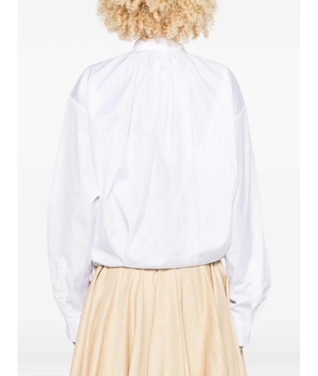 DRIES VAN NOTEN Белая хлопковая рубашка, фото 3