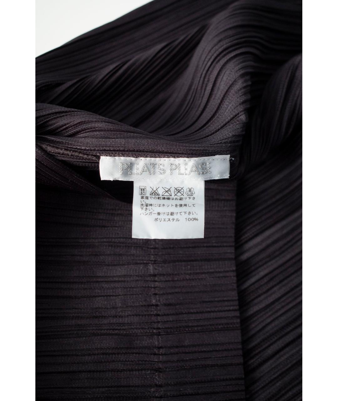 ISSEY MIYAKE Коричневая синтетическая майка, фото 5