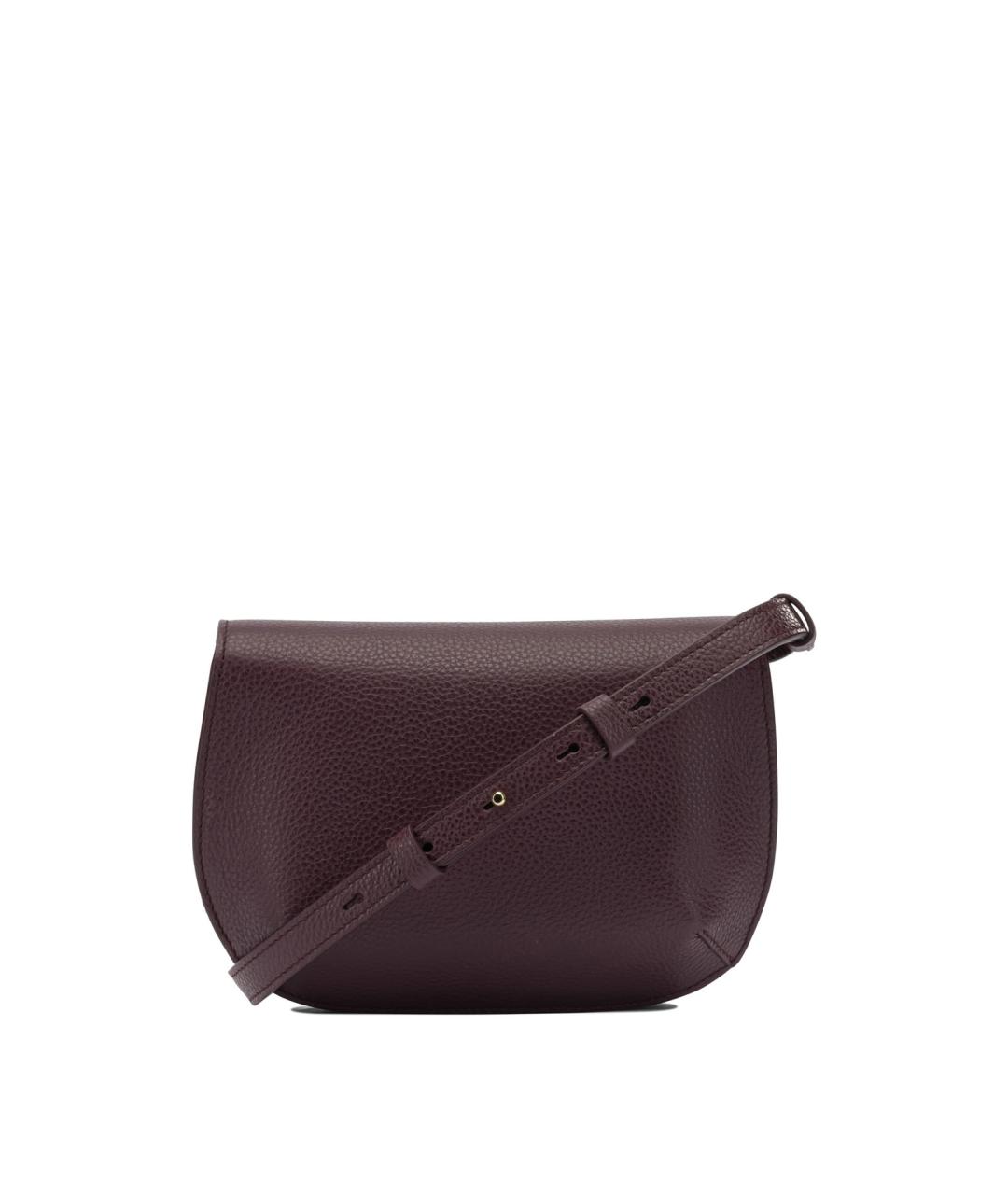 FERRAGAMO Фиолетовая кожаная сумка через плечо, фото 3