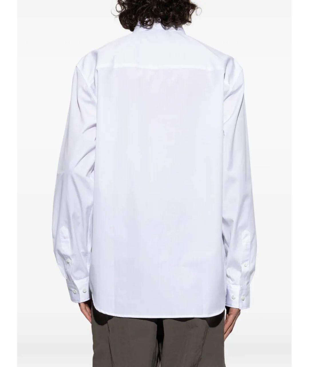 DRIES VAN NOTEN Белая хлопковая классическая рубашка, фото 3