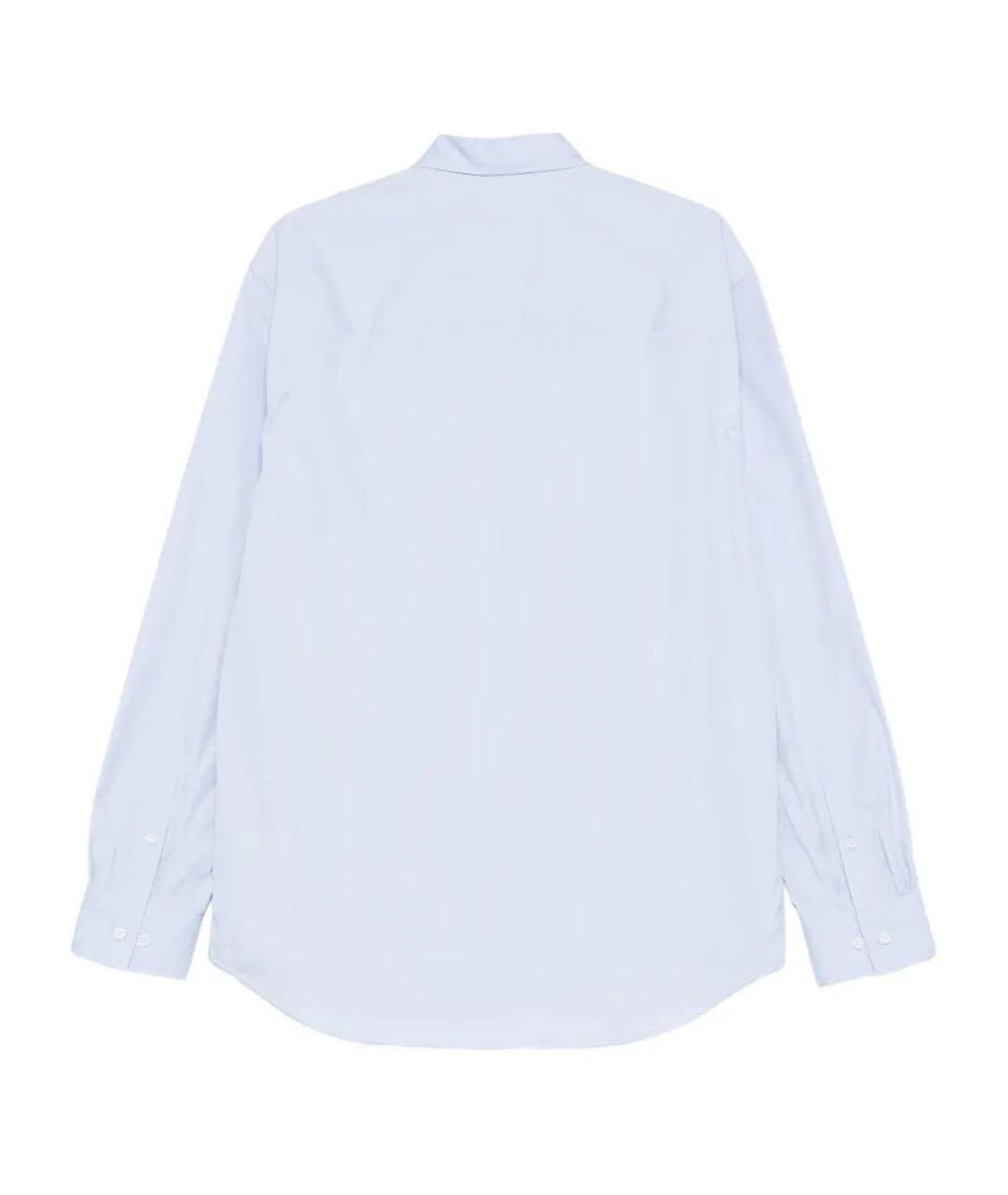 DRIES VAN NOTEN Синяя хлопковая кэжуал рубашка, фото 2