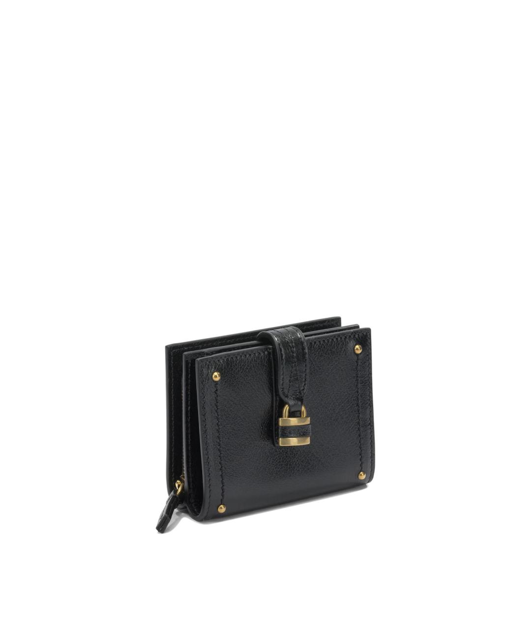 CHLOE Черный кожаный кошелек, фото 2
