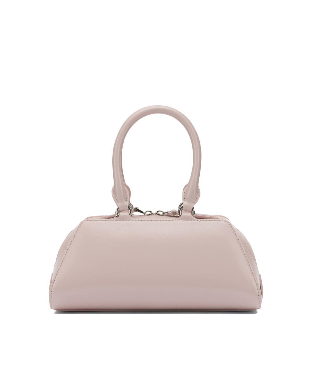 GIVENCHY Розовая кожаная сумка с короткими ручками, фото 3